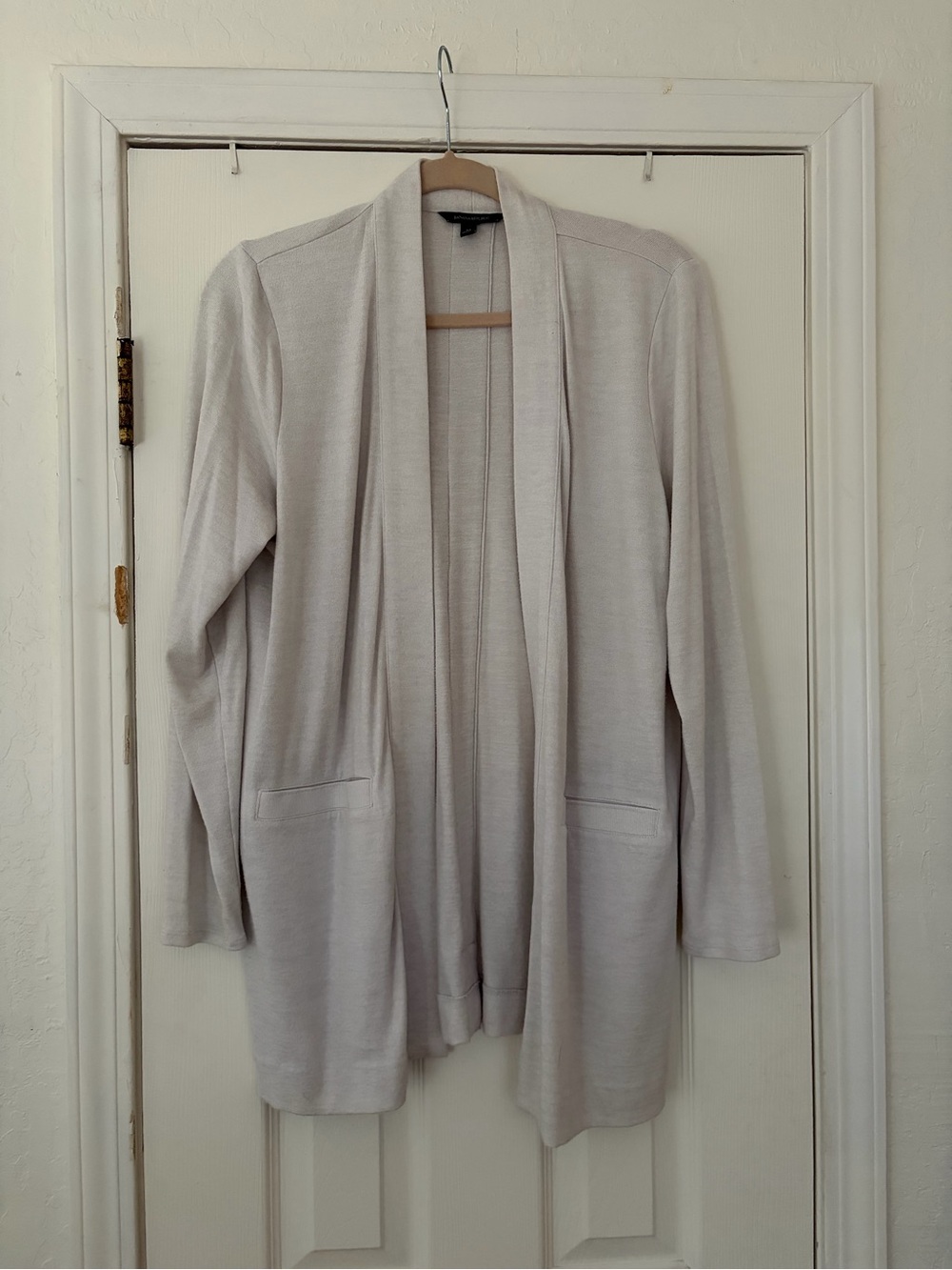 Banana Republic Open Front Cardigan Gray